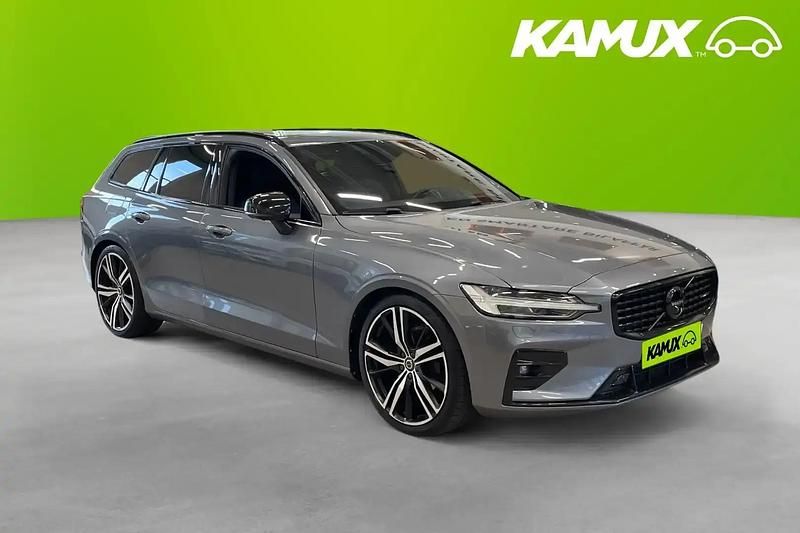Silver/grå Begagnad 2020 Volvo V60 R-Design Kombi | 344 700 kr (Lite dyr) - Bild 1/4