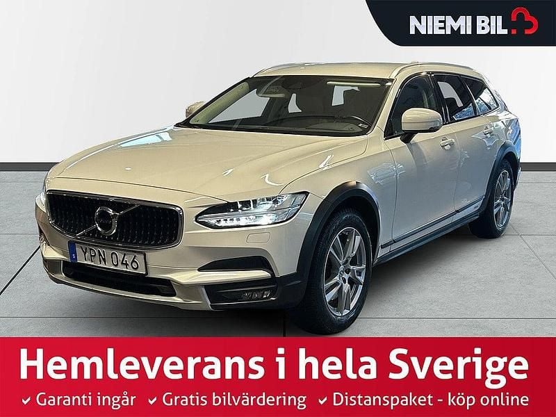 Vit Begagnad 2018 Volvo V90 CC Pro Kombi | 339 900 kr (Marknadspris) - Bild 1/3