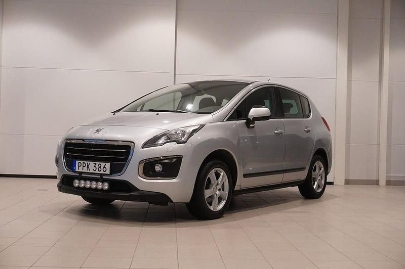 Ljusgrå Begagnad 2015 Peugeot 3008 Active Kombi | 77 900 kr (Marknadspris) - Bild 1/4