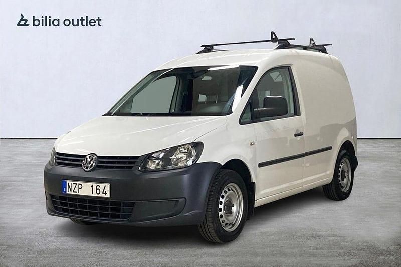 Vit Begagnad 2014 VW Caddy Minibuss | 59 900 kr (Bra pris) - Bild 1/4