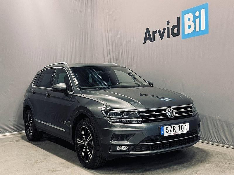 Silver Begagnad 2018 VW Tiguan GT SUV | 224 700 kr (Marknadspris) - Bild 1/3