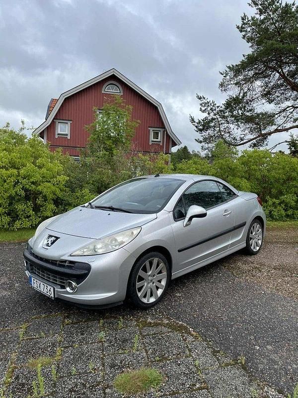 Grå Begagnad 2007 Peugeot 207 CC Cab | 35 000 kr (Bra pris) - Bild 1/4