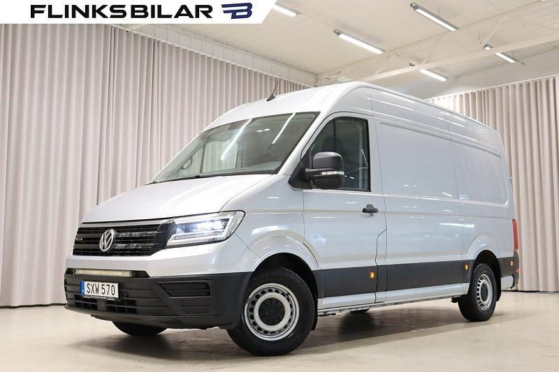 Silver (reflexsilver metallic) Begagnad 2019 VW Crafter Van | 339 900 kr (Bra pris) - Bild 1/4