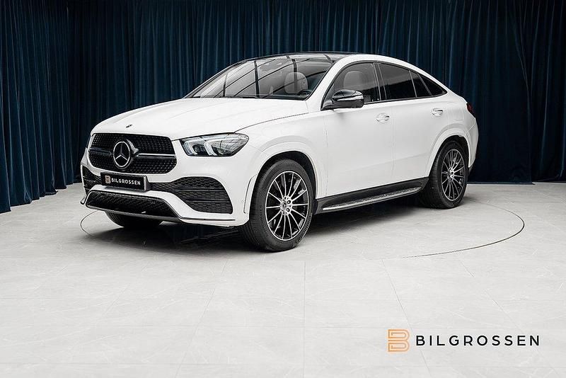 Vit Begagnad 2022 Mercedes GLE350 AMG Sportkupé | 799 900 kr - Bild 1/4