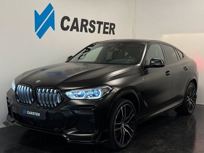 Svart Begagnad 2021 BMW X6 M Sport SUV | 839 900 kr (Marknadspris) - Bild 1/4