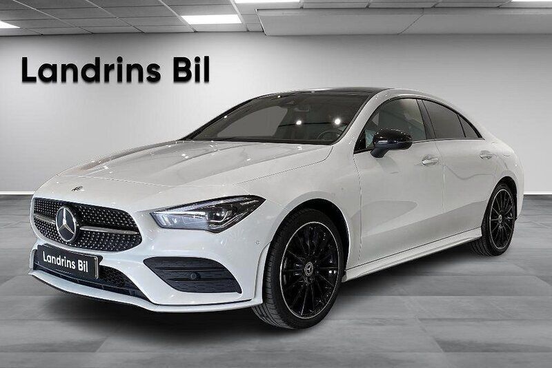 Vit Begagnad 2023 Mercedes CLA250e Premium Plus Sedan | 369 000 kr (Marknadspris) - Bild 1/4