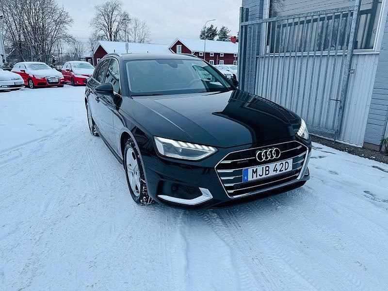 Svart Begagnad 2022 Audi A4 Advanced Plus Kombi | 279 900 kr (Bra pris) - Bild 1/4