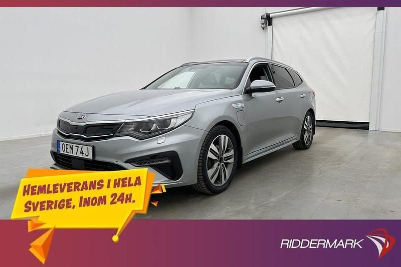 Grå Begagnad 2019 Kia Optima Advance Kombi | 184 800 kr (Marknadspris) - Bild 1/3