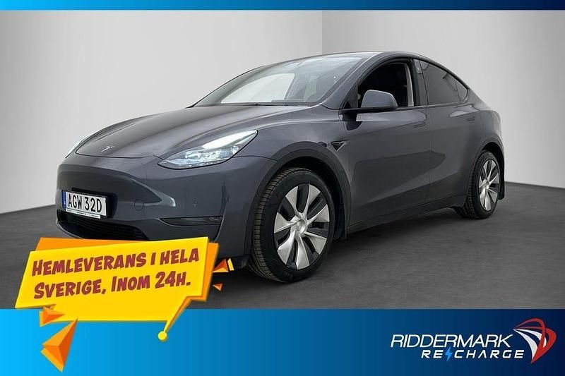 Begagnad Tesla Model Y Long Range AWD 378 kW (514 HK) 2021 Grå SUV