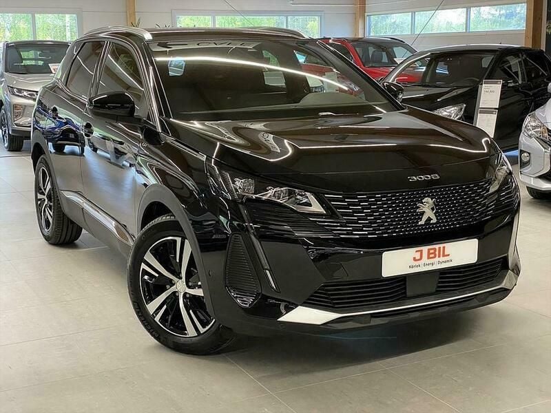Grå artense Begagnad 2021 Peugeot 3008 GT SUV | 229 900 kr - Bild 1/4