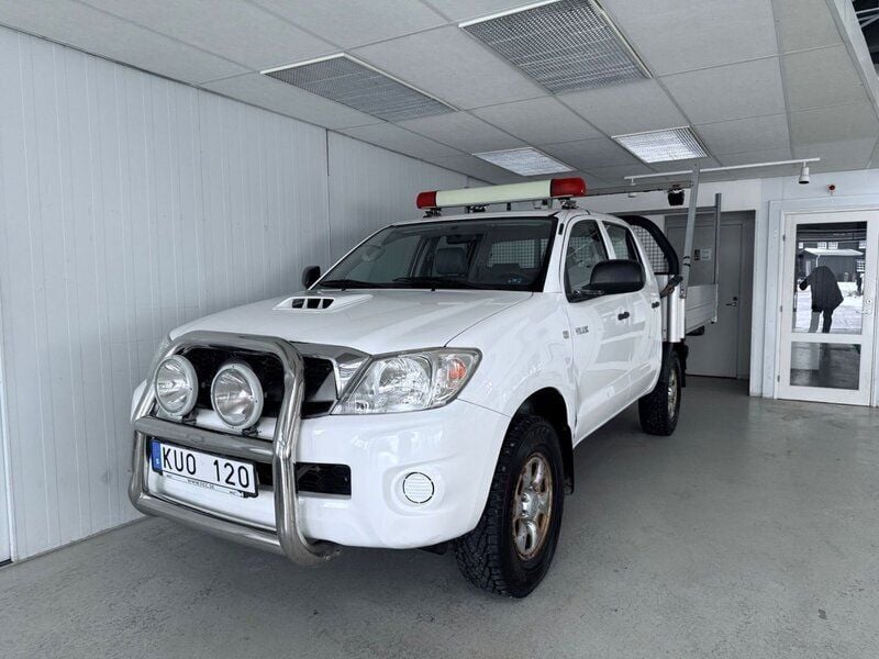Vit Begagnad 2011 Toyota HiLux Pickup | 179 900 kr (Superpris) - Bild 1/4