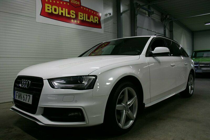 Begagnad Audi A4 Sport 191 HK (140 kW) 2015 Vit Kombi