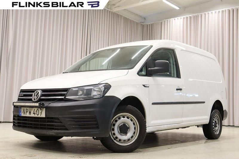 Vit Begagnad 2019 VW Caddy Maxi Minibuss | 119 900 kr - Bild 1/4