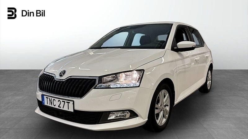 Vit Begagnad 2021 Skoda Fabia Style Halvkombi | 149 900 kr (Bra pris) - Bild 1/4