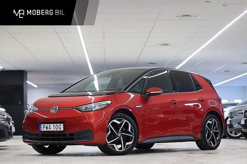 Röd Begagnad 2023 VW ID.3 Pro Halvkombi | 289 900 kr (Superpris) - Bild 1/2