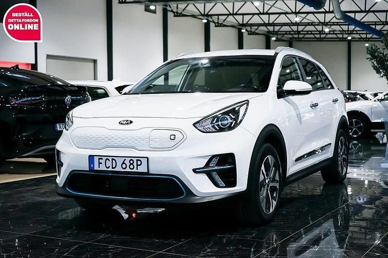Vit Begagnad 2020 Kia e-Niro Advance SUV | 254 900 kr (Marknadspris) - Bild 1/4