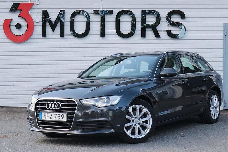 Grå Begagnad 2014 Audi A6 Proline Kombi | 135 900 kr (Marknadspris) - Bild 1/4