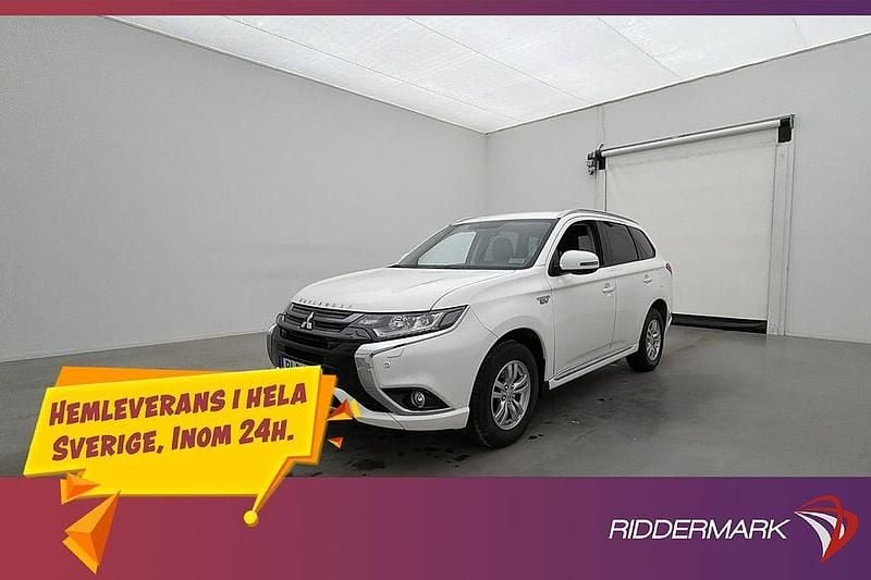 Vit Begagnad 2017 Mitsubishi Outlander P-HEV Edition SUV | 224 700 kr (Marknadspris) - Bild 1/3