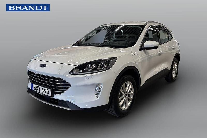 Vit Begagnad 2022 Ford Kuga Titanium SUV | 244 900 kr (Bra pris) - Bild 1/4