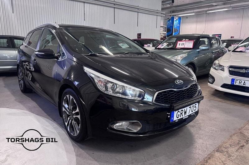 Svart Begagnad 2015 Kia Ceed EX Kombi | 59 900 kr (Bra pris) - Bild 1/4