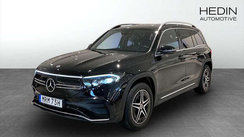 Svart (black) Begagnad 2022 Mercedes EQB300 AMG SUV | 369 900 kr (Dyr) - Bild 1/4