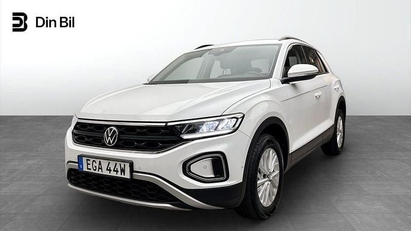 Vit Begagnad 2022 VW T-Roc Life SUV | 194 900 kr (Bra pris) - Bild 1/4