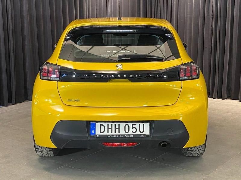 Begagnad Peugeot 208 Active 75 HK (55 kW) 2020 Gul Halvkombi