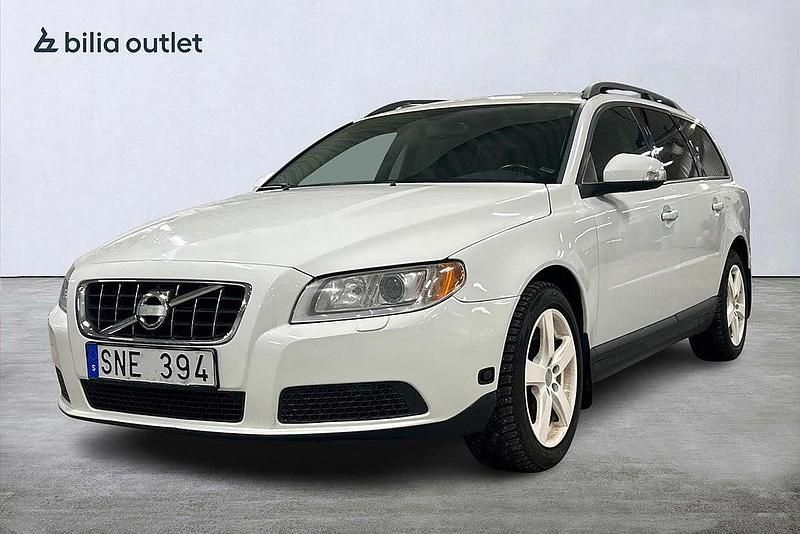 Vit Begagnad 2010 Volvo V70 Kinetic Kombi | 44 900 kr (Lite dyr) - Bild 1/4