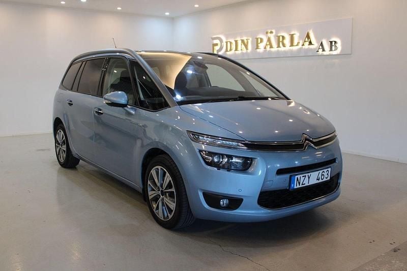 Blå Begagnad 2014 Citroën Grand C4 Picasso Minibuss | 99 900 kr (Marknadspris) - Bild 1/4