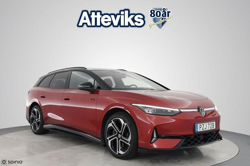 Röd Begagnad 2024 VW ID.7 GTX Sedan | 619 900 kr - Bild 1/4