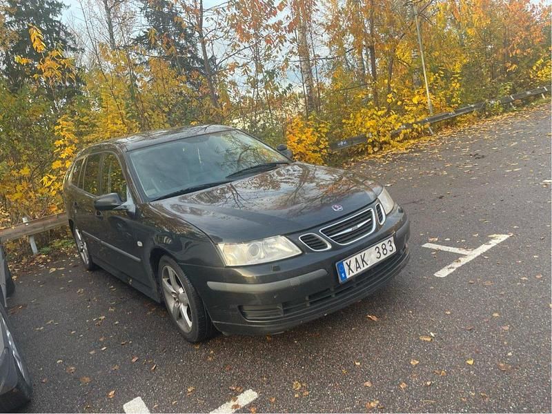 Svart Begagnad 2006 Saab 9-3 Vector Kombi | 22 999 kr (Bra pris) - Bild 1/4