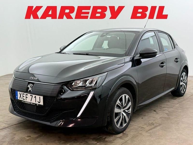 Svart Begagnad 2020 Peugeot e-208 Halvkombi | 154 900 kr (Marknadspris) - Bild 1/3