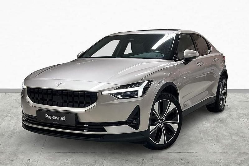 Ljusgrå Begagnad 2022 Polestar 2 Plus Halvkombi | 364 900 kr (Marknadspris) - Bild 1/3