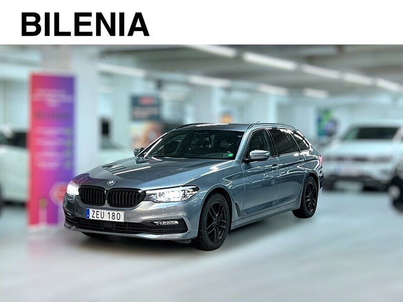 Blå Begagnad 2018 BMW 520 Kombi | 229 900 kr (Marknadspris) - Bild 1/3