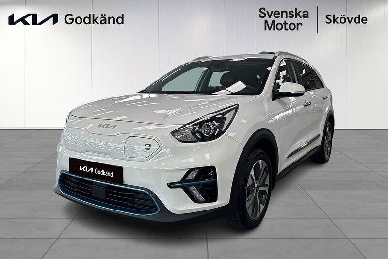 Vit Begagnad 2022 Kia e-Niro Advance SUV | 249 200 kr (Marknadspris) - Bild 1/4