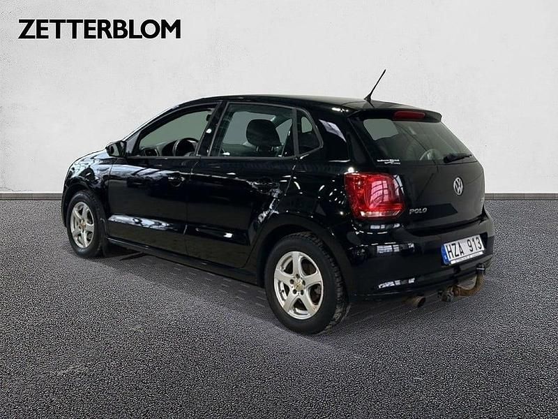 Begagnad VW Polo 90 HK (66 kW) 2012 Svart Halvkombi
