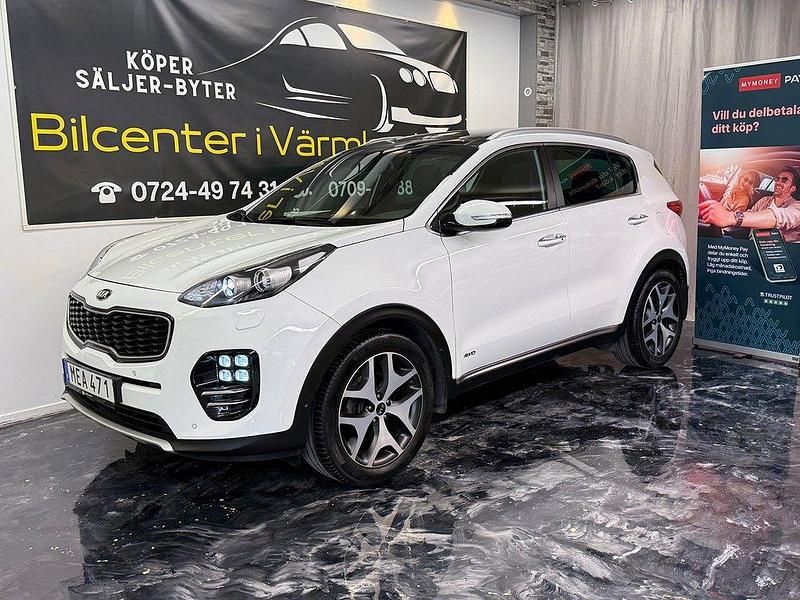 Vit Begagnad 2015 Kia Sportage GT-Line SUV | 169 900 kr (Marknadspris) - Bild 1/4