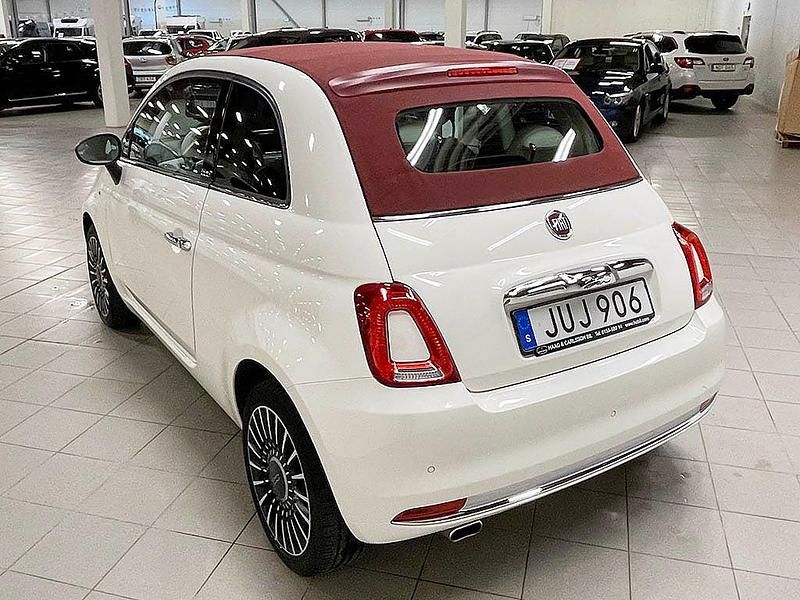 Begagnad Fiat 500C 69 HK (50 kW) 2016 Vit Cab