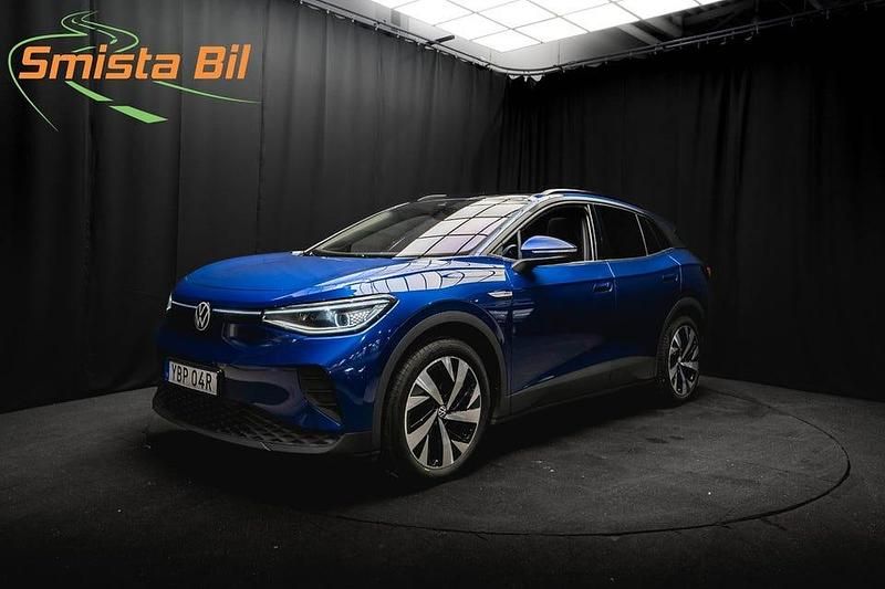 Blå Begagnad 2021 VW ID.4 Pro SUV | 199 900 kr (Lite dyr) - Bild 1/3