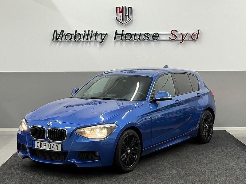 Begagnad BMW 125 M Sport 218 HK (160 kW) 2013 Blå Halvkombi