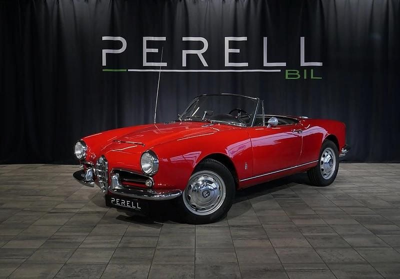 Röd Begagnad 1964 Alfa Romeo Giulia Cab | 485 000 kr - Bild 1/4