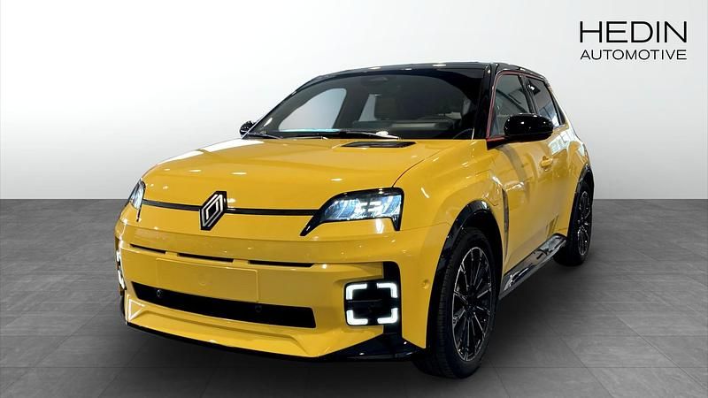 Gul (yellow) Begagnad 2025 Renault R5 Iconic Halvkombi | 384 900 kr - Bild 1/4