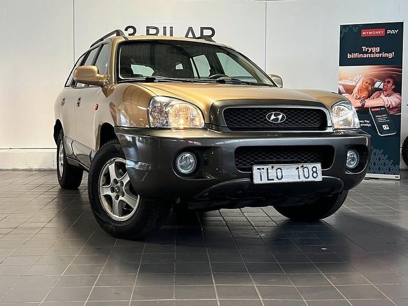 Ljusbrun Begagnad 2002 Hyundai Santa Fe SUV | 29 990 kr (Superpris) - Bild 1/4