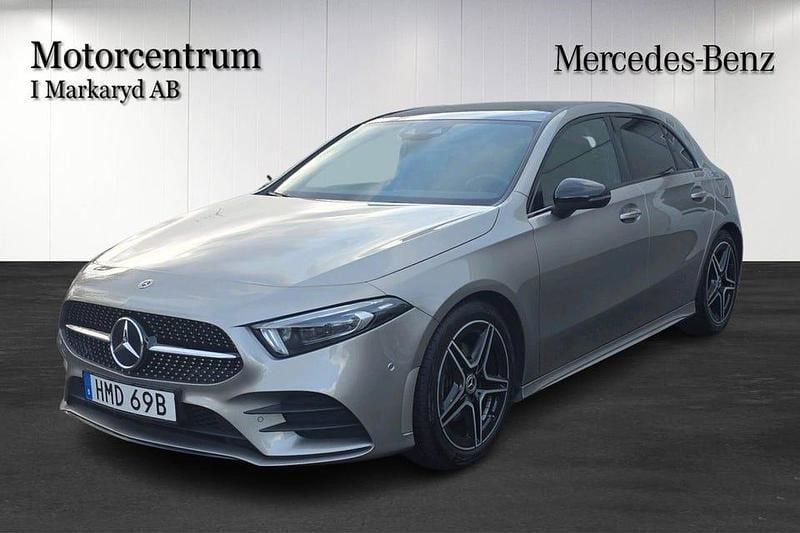Silver Begagnad 2020 Mercedes A200 AMG Halvkombi | 269 000 kr (Marknadspris) - Bild 1/4