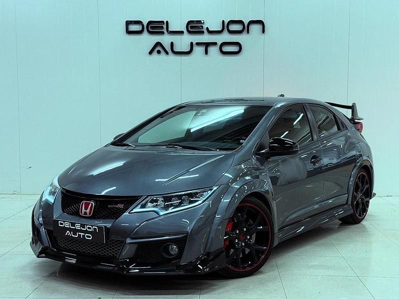 Mörkgrå (grå) Begagnad 2015 Honda Civic Type R Halvkombi | 239 900 kr - Bild 1/4