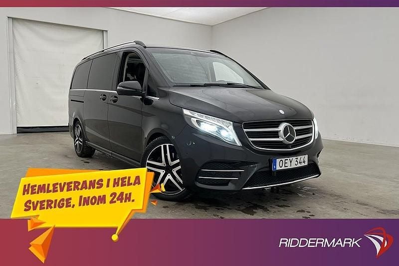 Begagnad Mercedes V250 Exclusive 190 HK (139 kW) 2016 Svart Minibuss