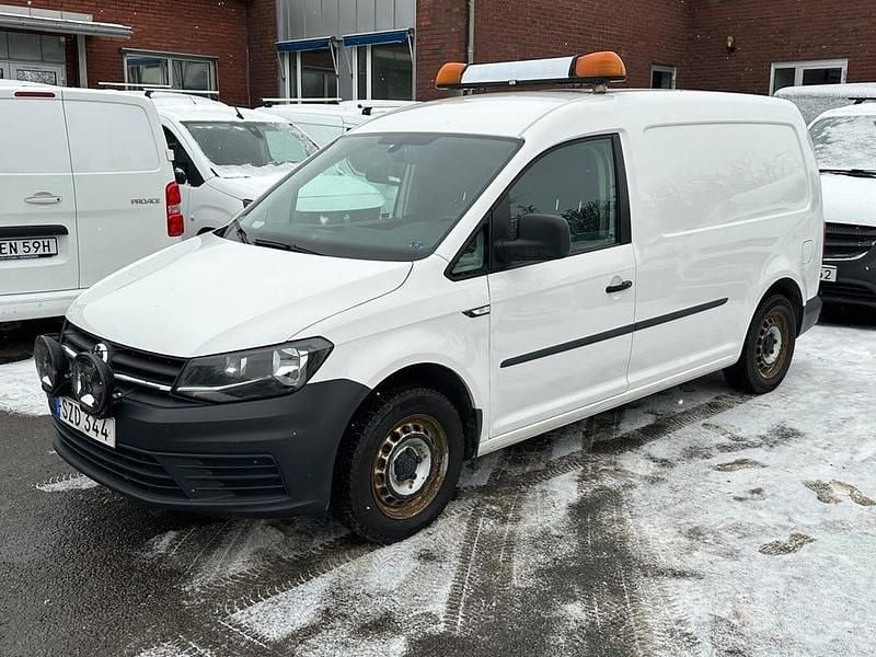 Begagnad VW Caddy Maxi 102 HK (75 kW) 2016 Vit Minibuss