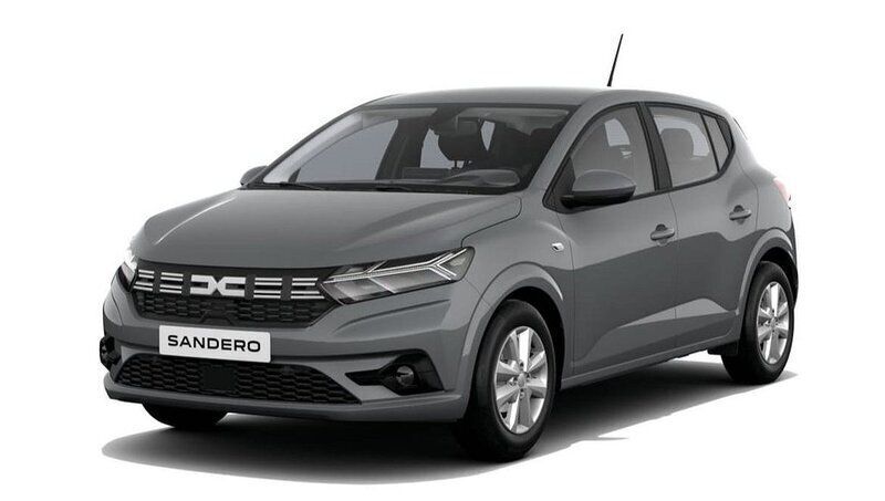 Grå Ny 2025 Dacia Sandero Essentiel Halvkombi | 203 700 kr (Marknadspris) - Bild 1/4
