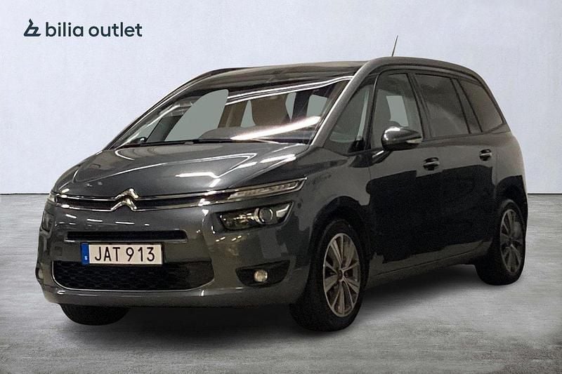 Grå Begagnad 2015 Citroën Grand C4 Picasso Minibuss | 124 900 kr (Marknadspris) - Bild 1/3