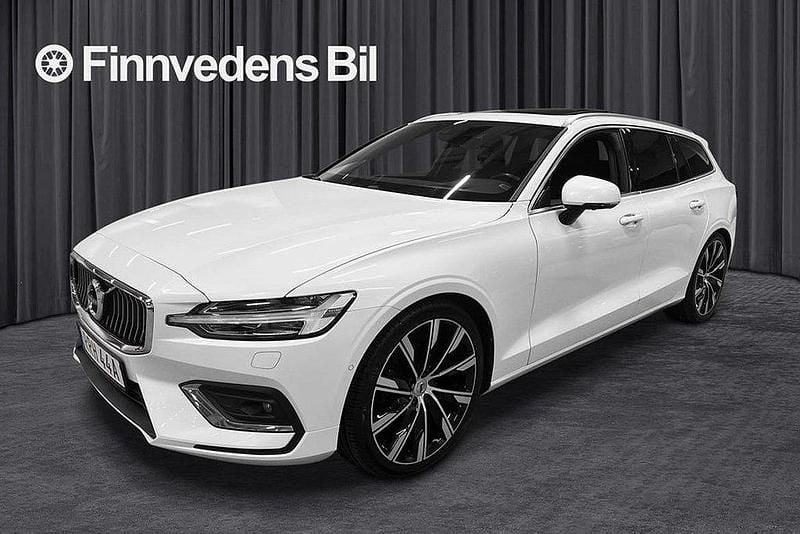 Vit Begagnad 2019 Volvo V60 Inscription Kombi | 318 800 kr (Marknadspris) - Bild 1/4